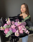 Bouquet "Midnight Whispers" - My Peonika Flower Shop