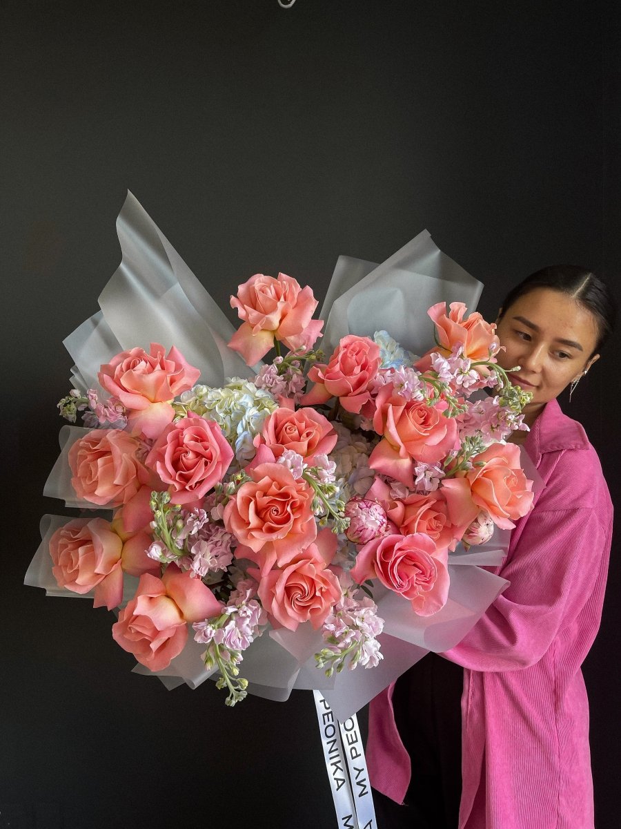 Bouquet “Parisian Blush” - My Peonika Flower Shop
