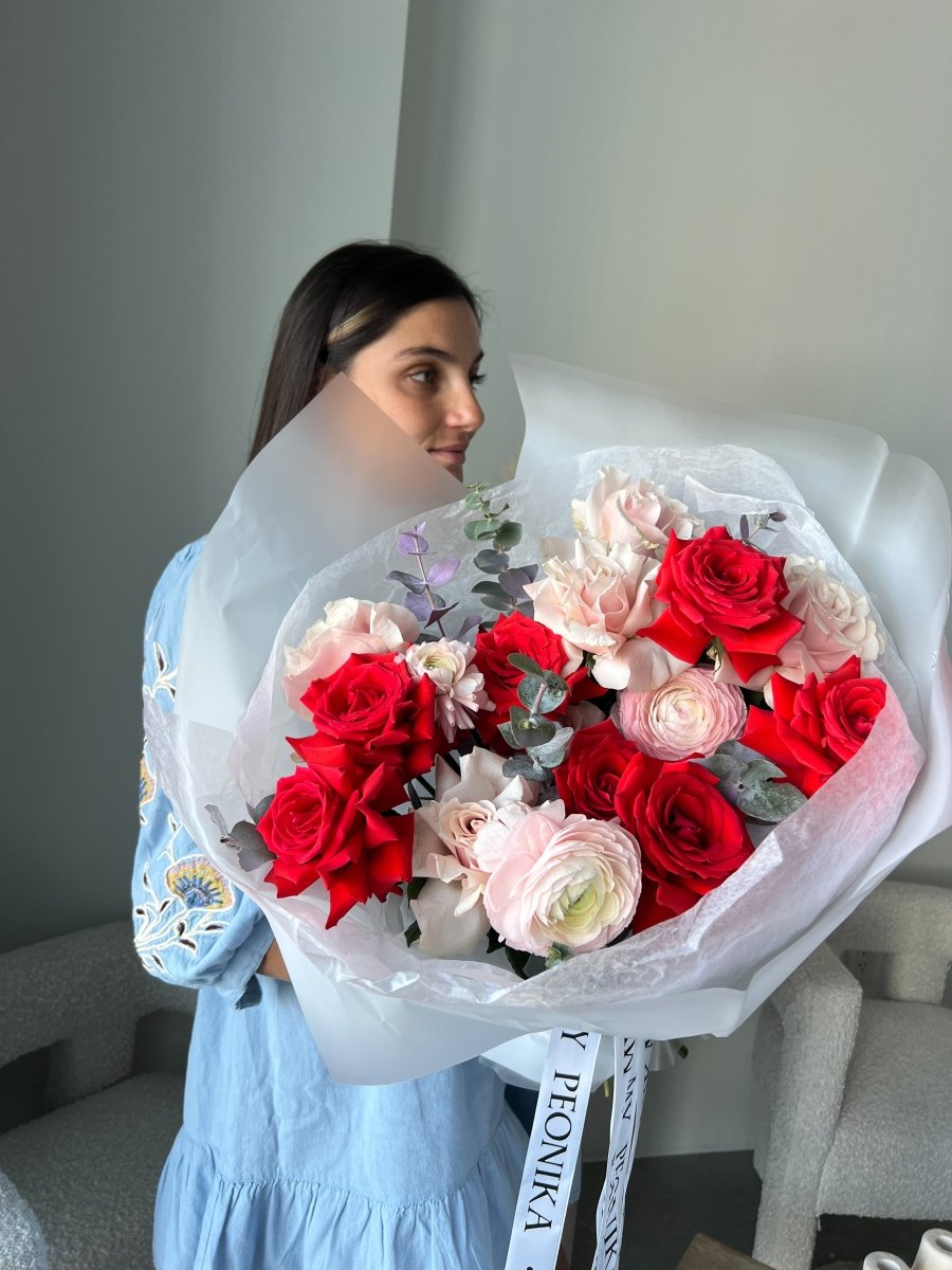 Bouquet "Sweet Rosaline" - My Peonika Flower Shop