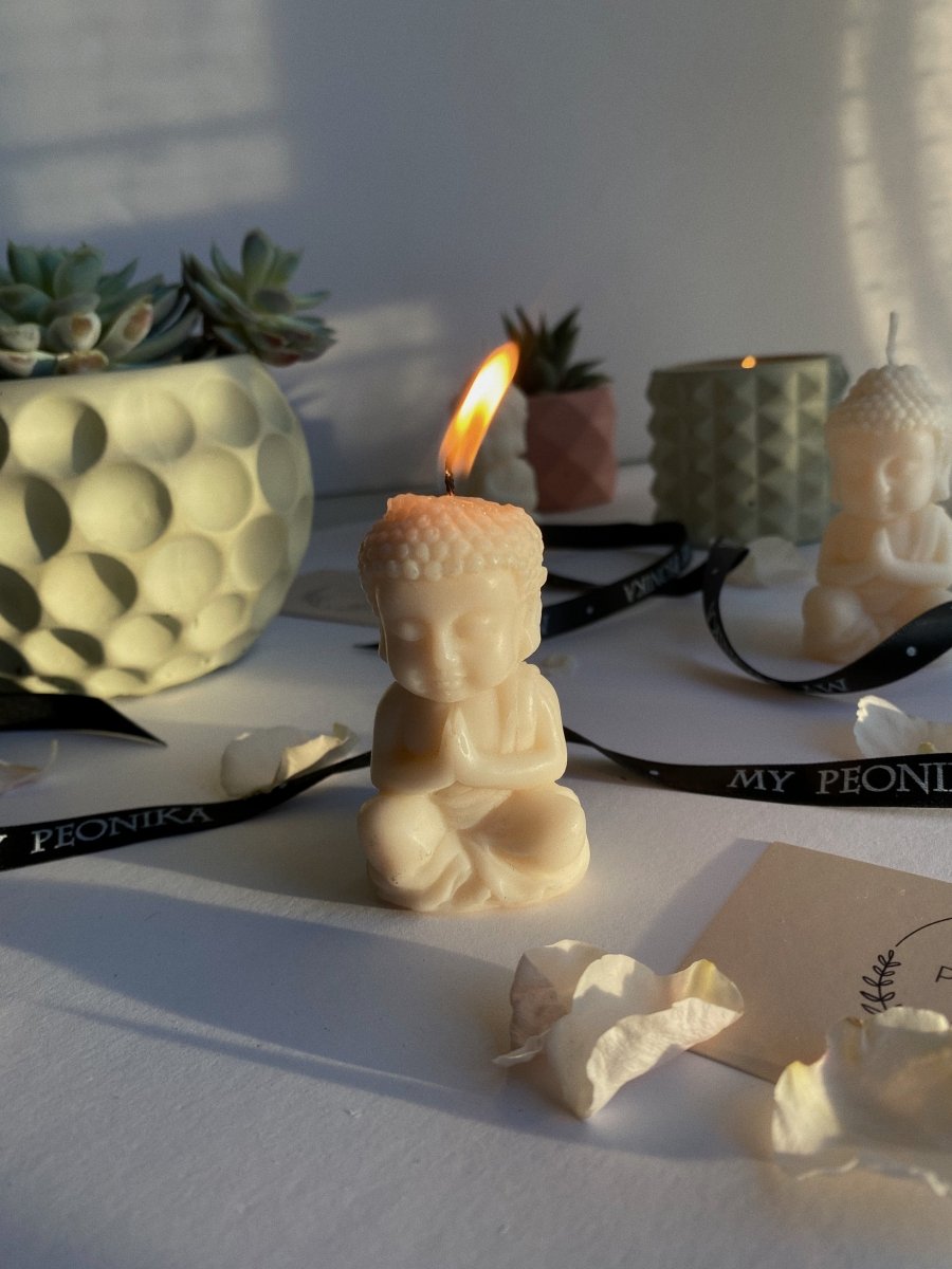Candle "Baby Buddha" - My Peonika Flower Shop