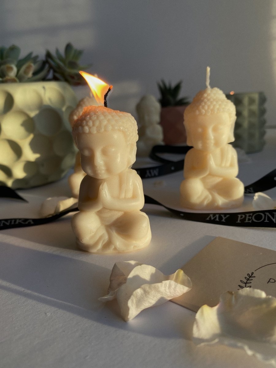 Candle "Baby Buddha" - My Peonika Flower Shop
