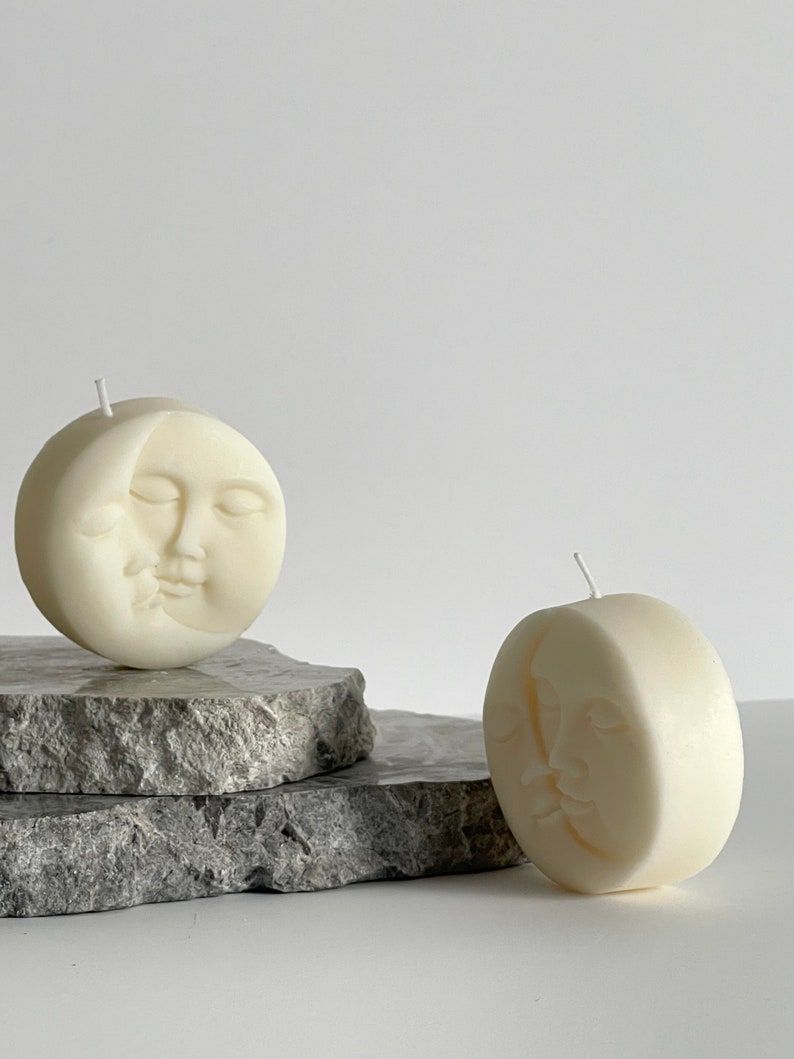 Candle &quot;Moon and Sun&quot; - My Peonika Flower Shop