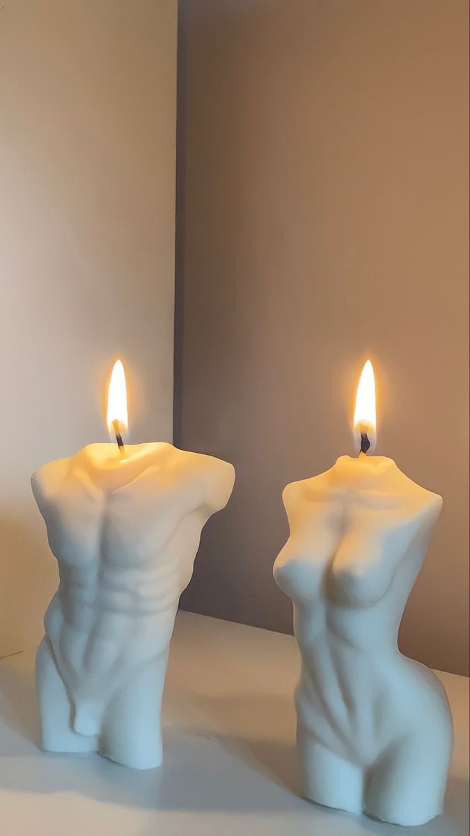 Candles "Adam & Eve" - My Peonika Flower Shop