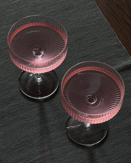 Champagne coupe glass - My Peonika Flower Shop