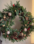 Christmas Wreath "Pine Fairytale" - My Peonika Flower Shop