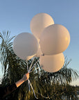 Extra Large White Balloons - My Peonika Flower Shop