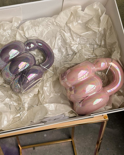 Pearlescent Palette: Multicolored Pearl Cups Set - My Peonika Flower Shop