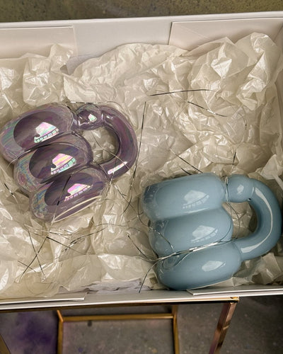 Pearlescent Palette: Multicolored Pearl Cups Set - My Peonika Flower Shop