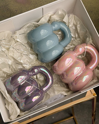 Pearlescent Palette: Multicolored Pearl Cups Set - My Peonika Flower Shop