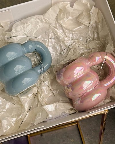 Pearlescent Palette: Multicolored Pearl Cups Set - My Peonika Flower Shop