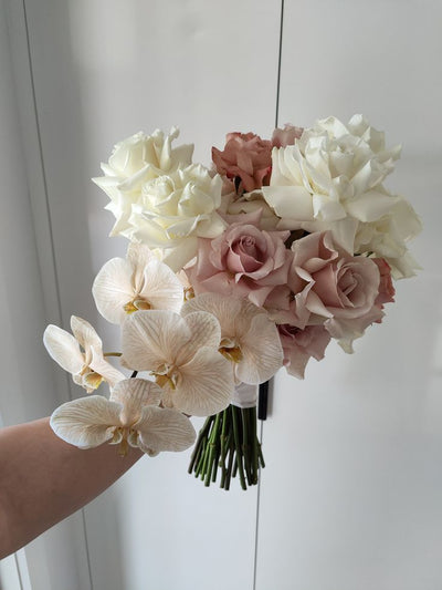 Wedding Bouquet " Caramel Latte" - My Peonika Flower Shop