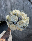 Wedding Bouquet "Elegant Ocean Breeze" - My Peonika Flower Shop