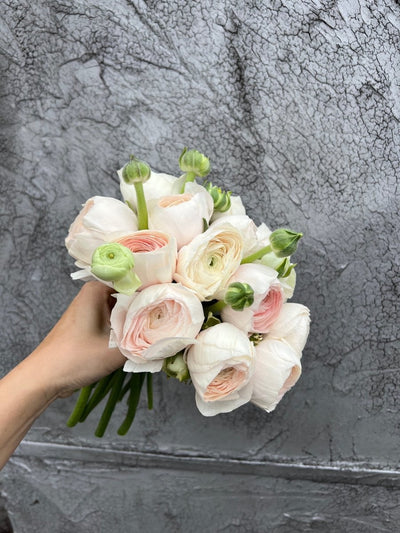 Wedding Bouquet "Enchanting Ranunculus Bliss" - My Peonika Flower Shop