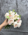 Wedding Bouquet "Enchanting Ranunculus Bliss" - My Peonika Flower Shop