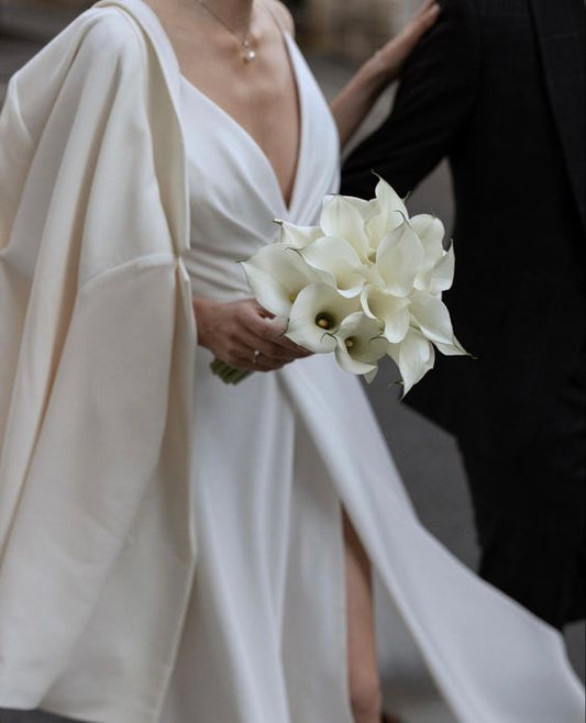 Wedding Bouquet "Pure Calla" - My Peonika Flower Shop
