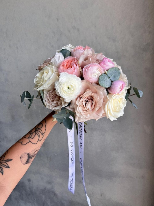 Wedding Bouquet "Timeless Beauty" - My Peonika Flower Shop